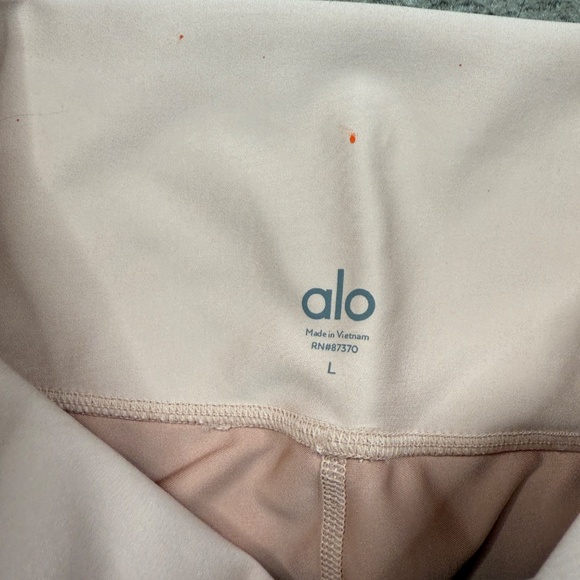 Alo Pants Womens Size L Large Pink Leggings Compression - Picture 10 of 13